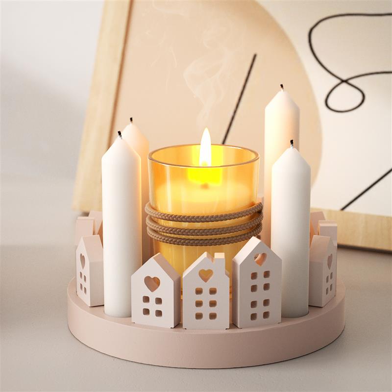 Art Craft House Making - Holle Huis Konijn Kaarshouder Siliconen Mal