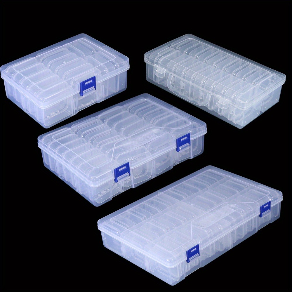 Eco Art Craft - 14/20/28/42 Stuks Kleine Clear Lege Opbergdoos