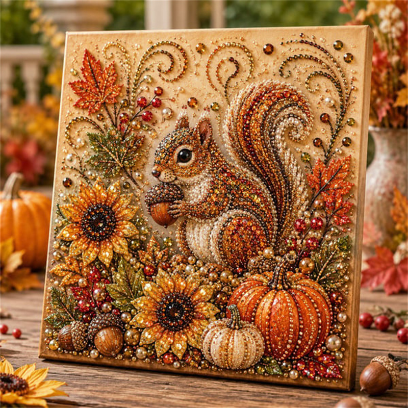 Art Craft Kits For Adults - Herfst Diamant Parel Schilderkit Herfst Parel