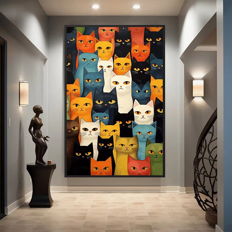 Art Craft Cat - Schilderen op nummer set voor volwassenen,