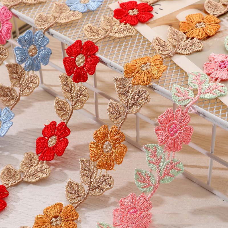 Eco Art Craft - 45 Yards Tuin Naaiaccessoires Bloemenstof Decoratieve