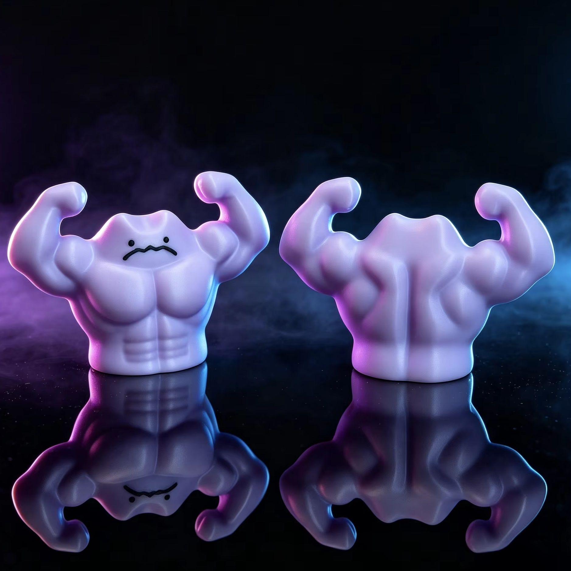 Art Craft Material - Pokémon Nieuwigheids-Stressverlichtende Sculptuur Gespierde Getransformeerde Ditto