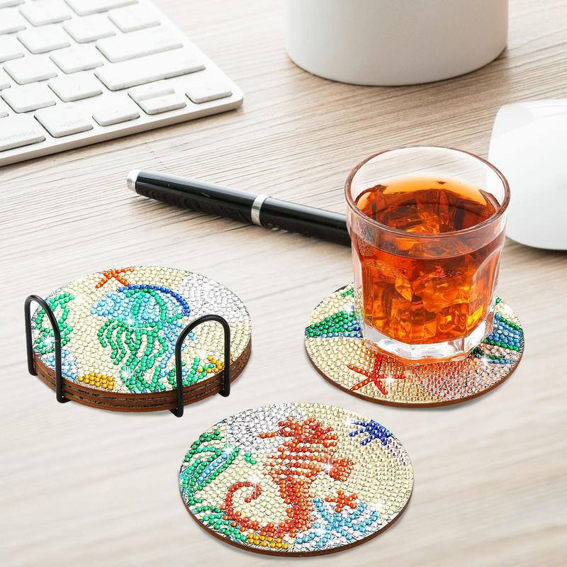 Eco Art Craft - Gem Art Coasters Craft Kits Schilderkunst