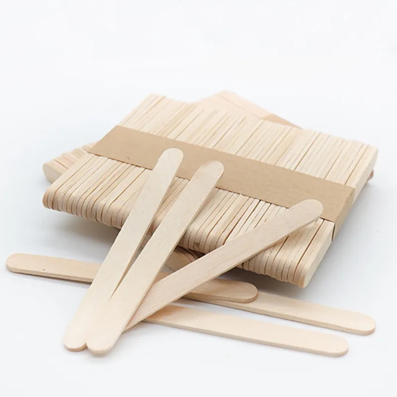 Eco Art Craft - Nieuwe 50 Stuks Ijslollystokjes Natuurlijke Houten