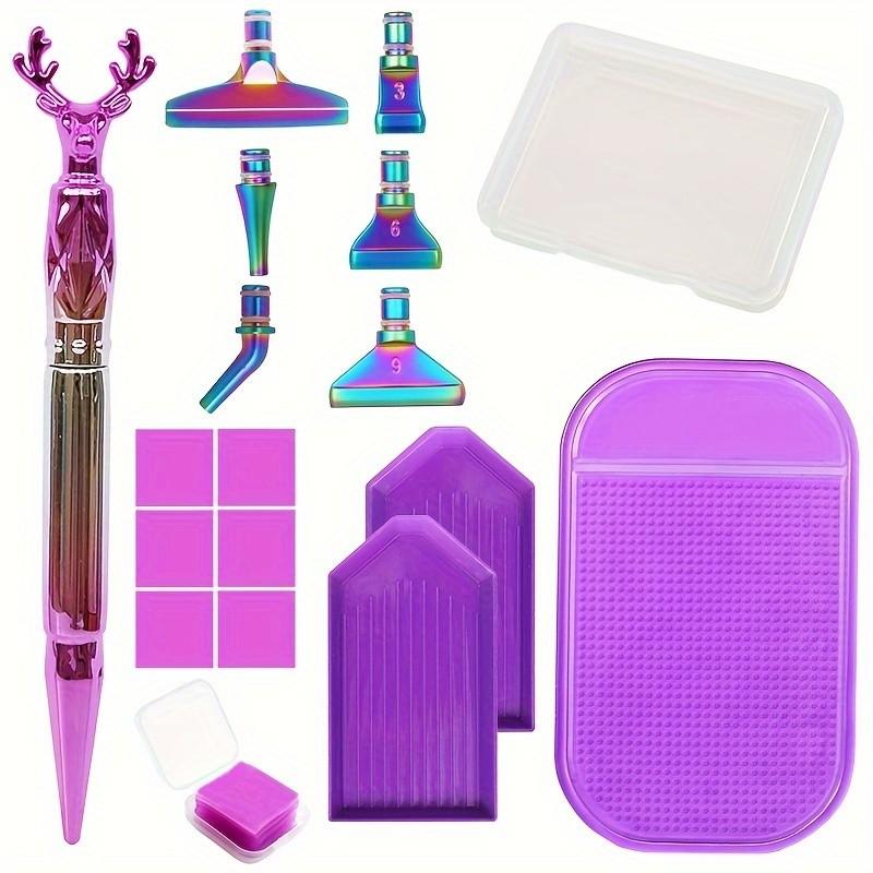 Diamond Painting Kit - Hertengewei-vormige strass-pen met metalen punt, accessoires