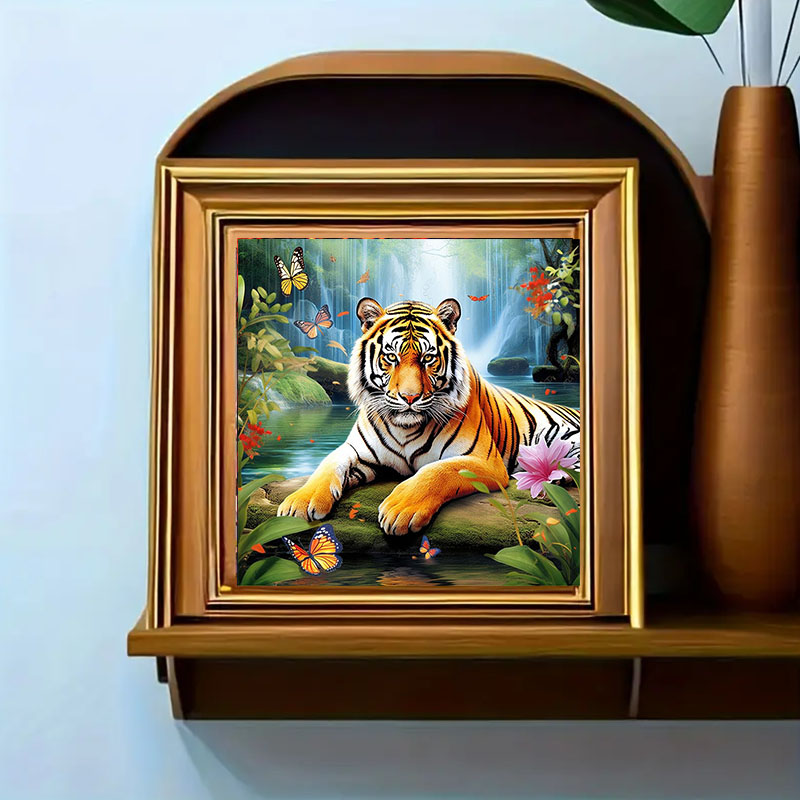 1 set Tiger King Diamond Paint - Art Craft Kits For Adults recensie en prijs