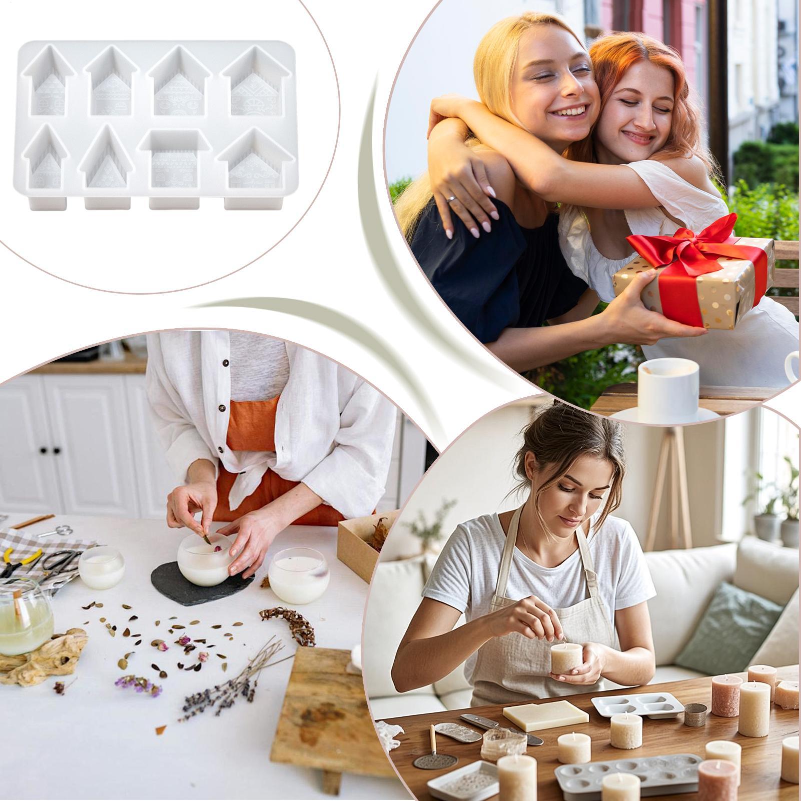 Kaarsenvormen 8-holtes huisvor - Art Craft House Making recensie en prijs