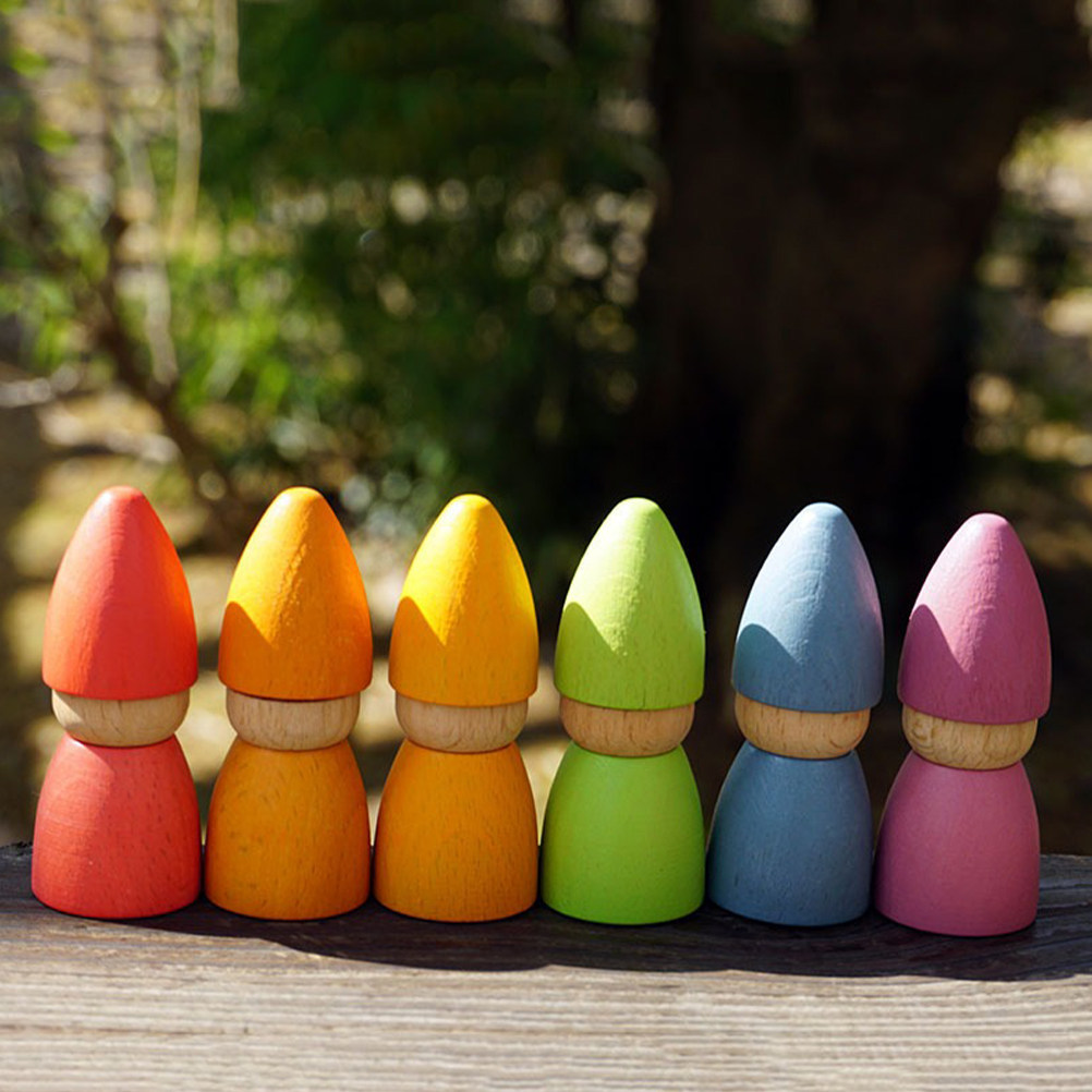 6 stuks houten figuurtjes, ong - Art Craft Decoration recensie en prijs