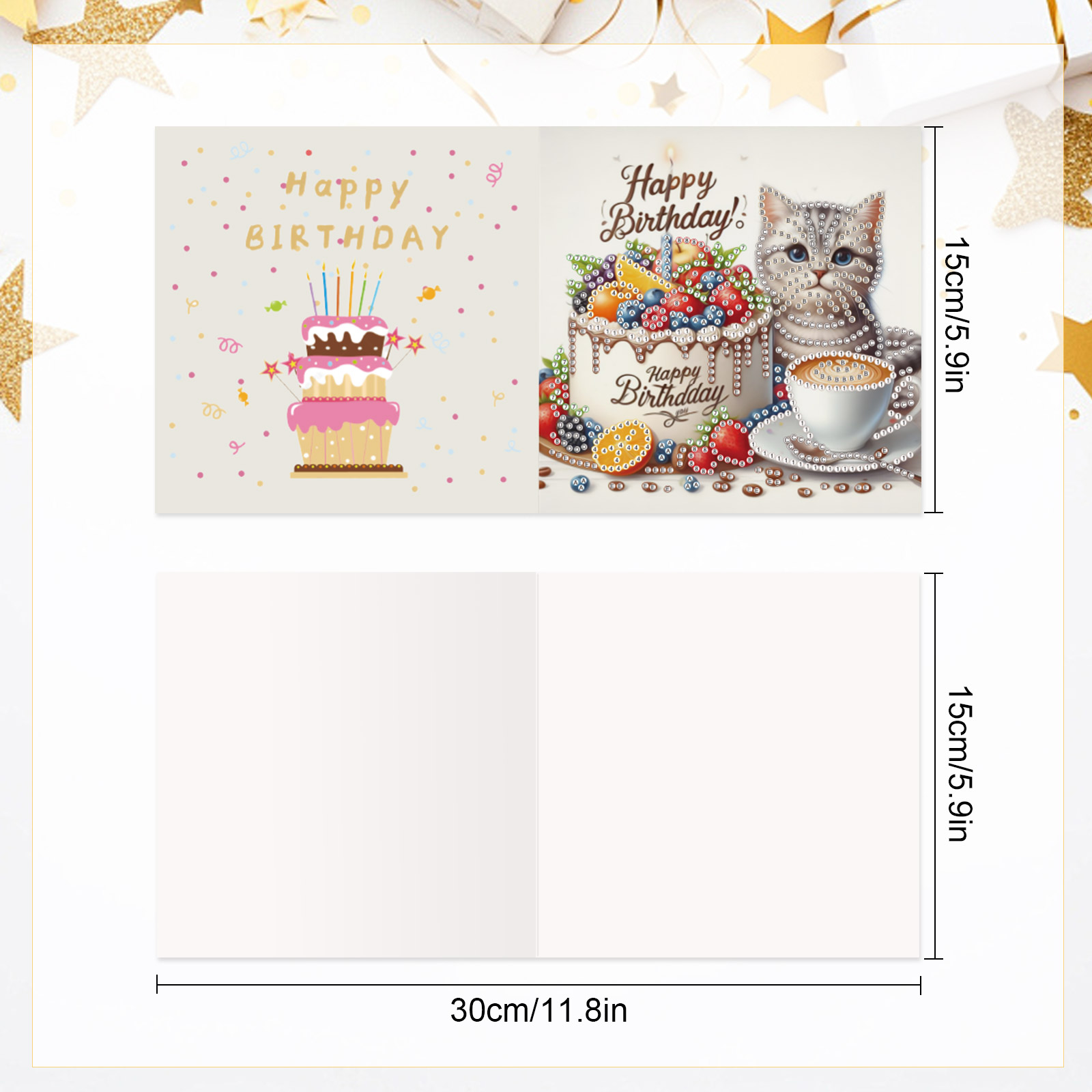 6-delige Diamond Art schilderi - Art Craft Cat recensie en prijs