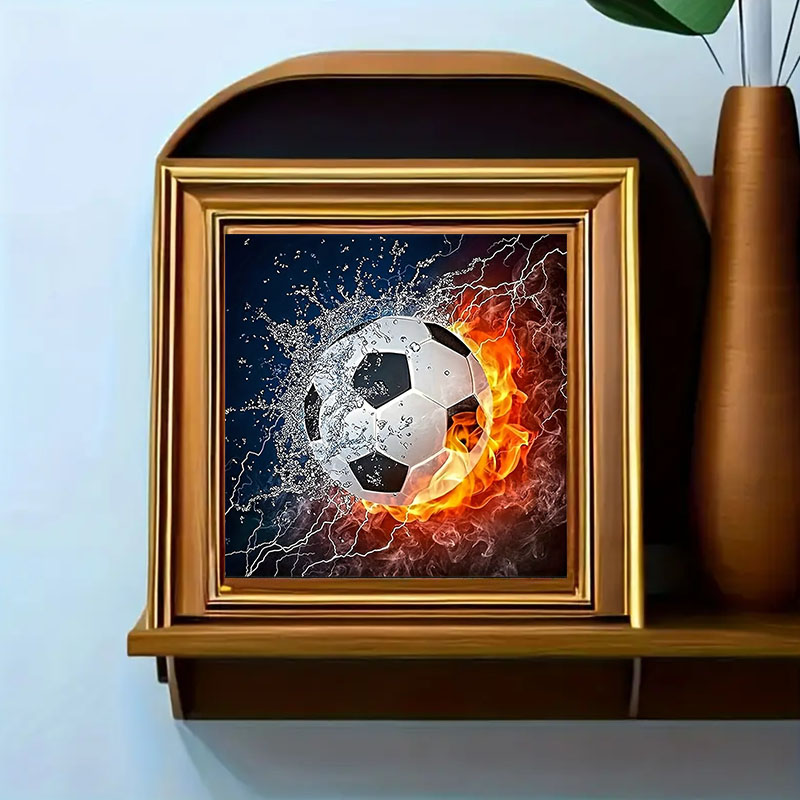 Een set voetbal-diamantschilde - Art Craft Kits For Adults recensie en prijs