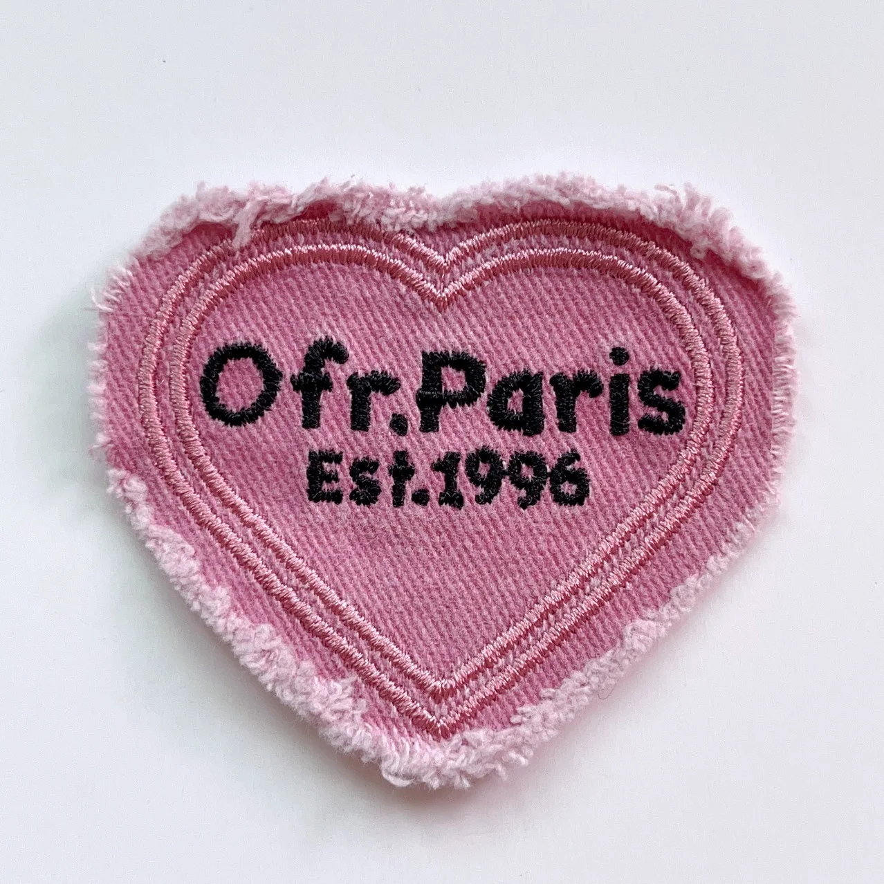 Roze Hart Applique Voor Kledin - Eco Art Craft recensie en prijs