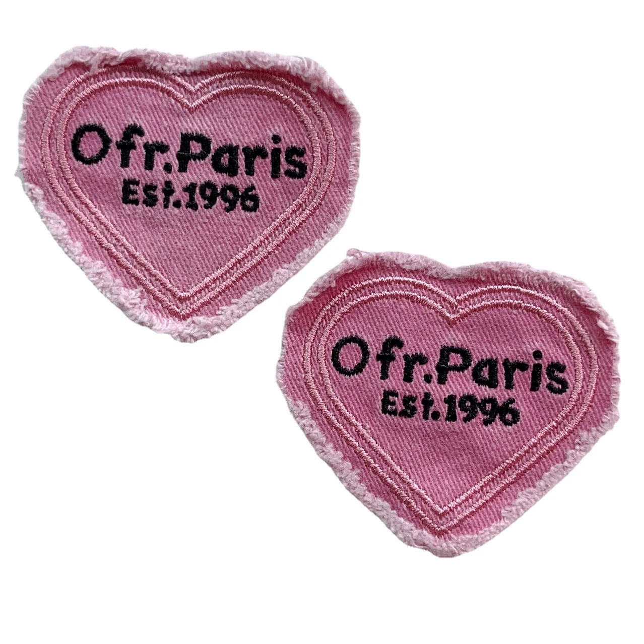 Roze Hart Applique Voor Kledin - Eco Art Craft recensie en prijs