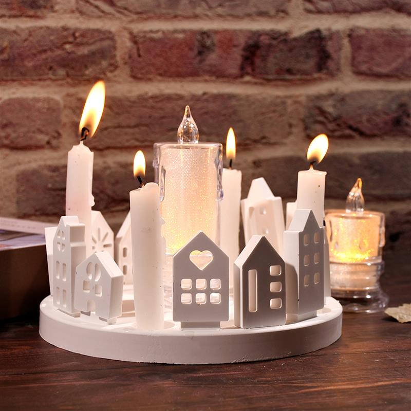 Holle Huis Kaars Theelichthoud - Art Craft House Making recensie en prijs