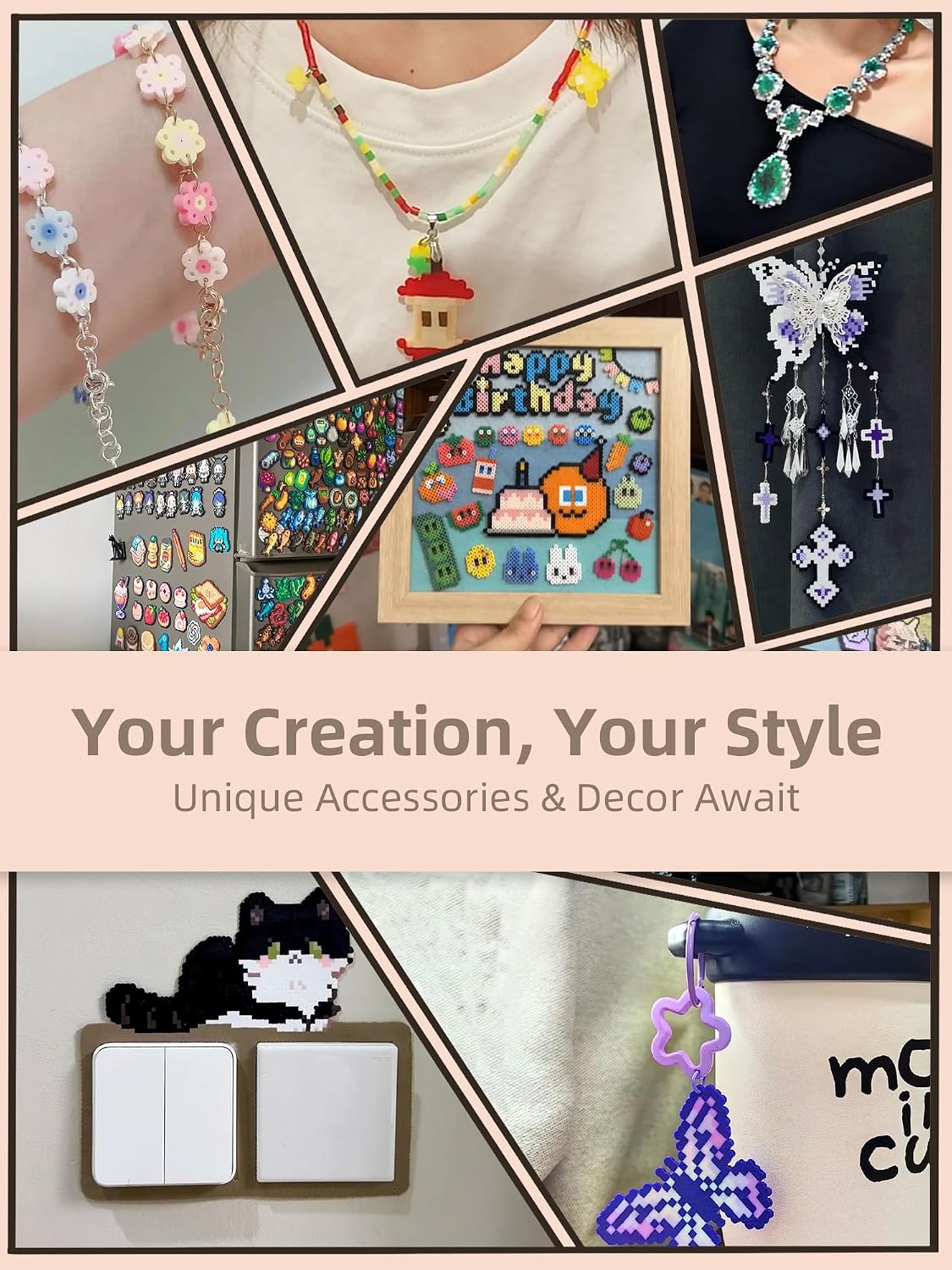 Fuse Beads Kit-Easy DIY-96 kle - Art Craft Decoration recensie en prijs